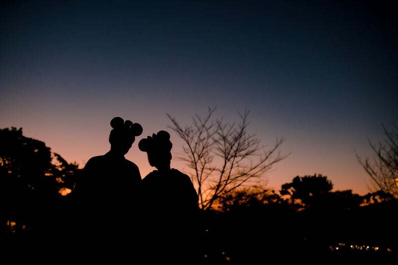 シルエット写真で映え！