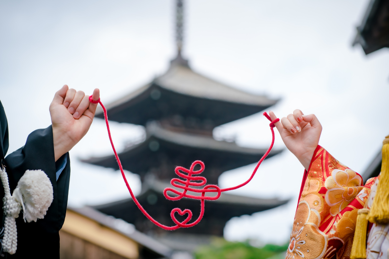 二人を結ぶ赤い糸♡