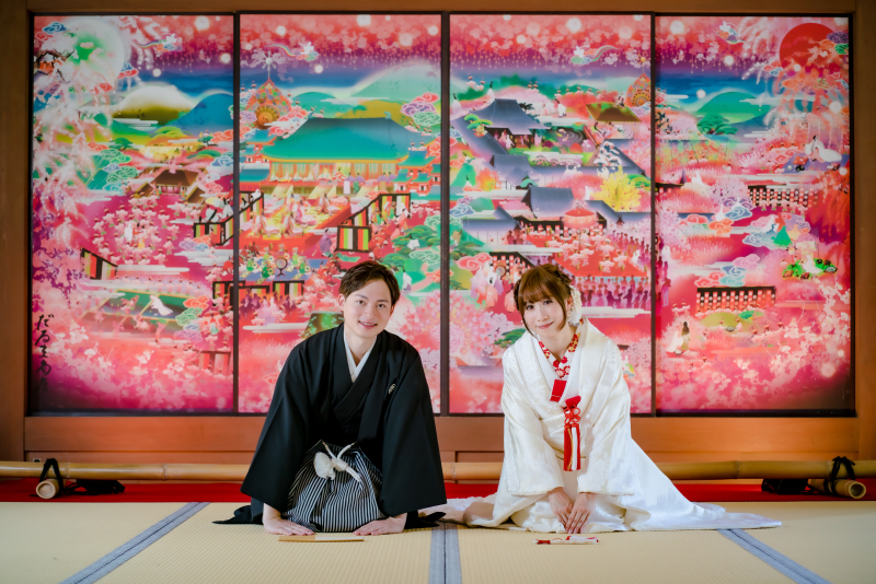 お辞儀ショット