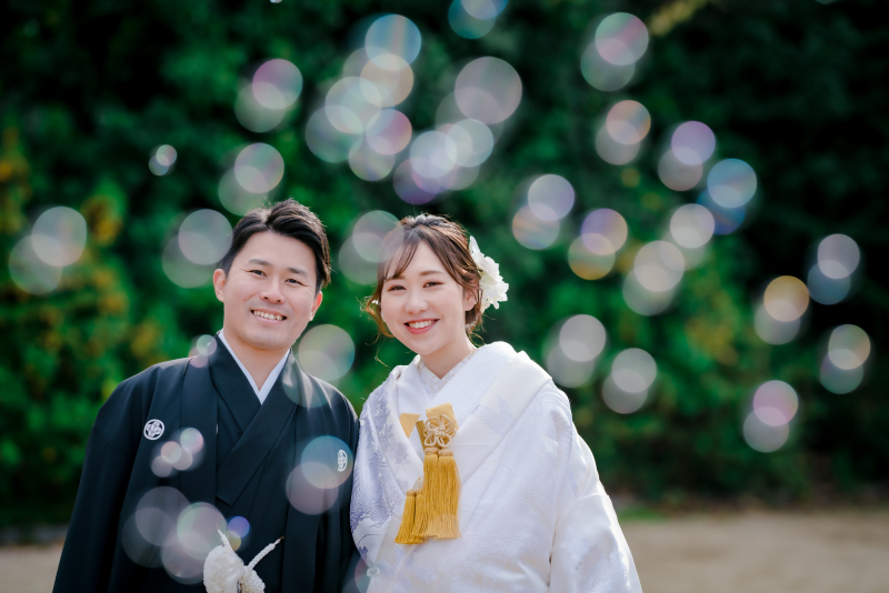 シャボン玉に包まれて