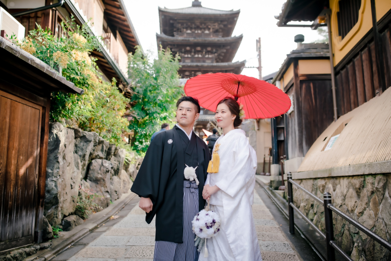 番傘でしっとりと♪