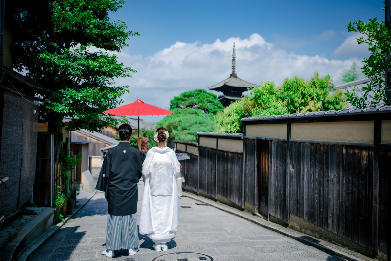 番傘&times;後ろ姿