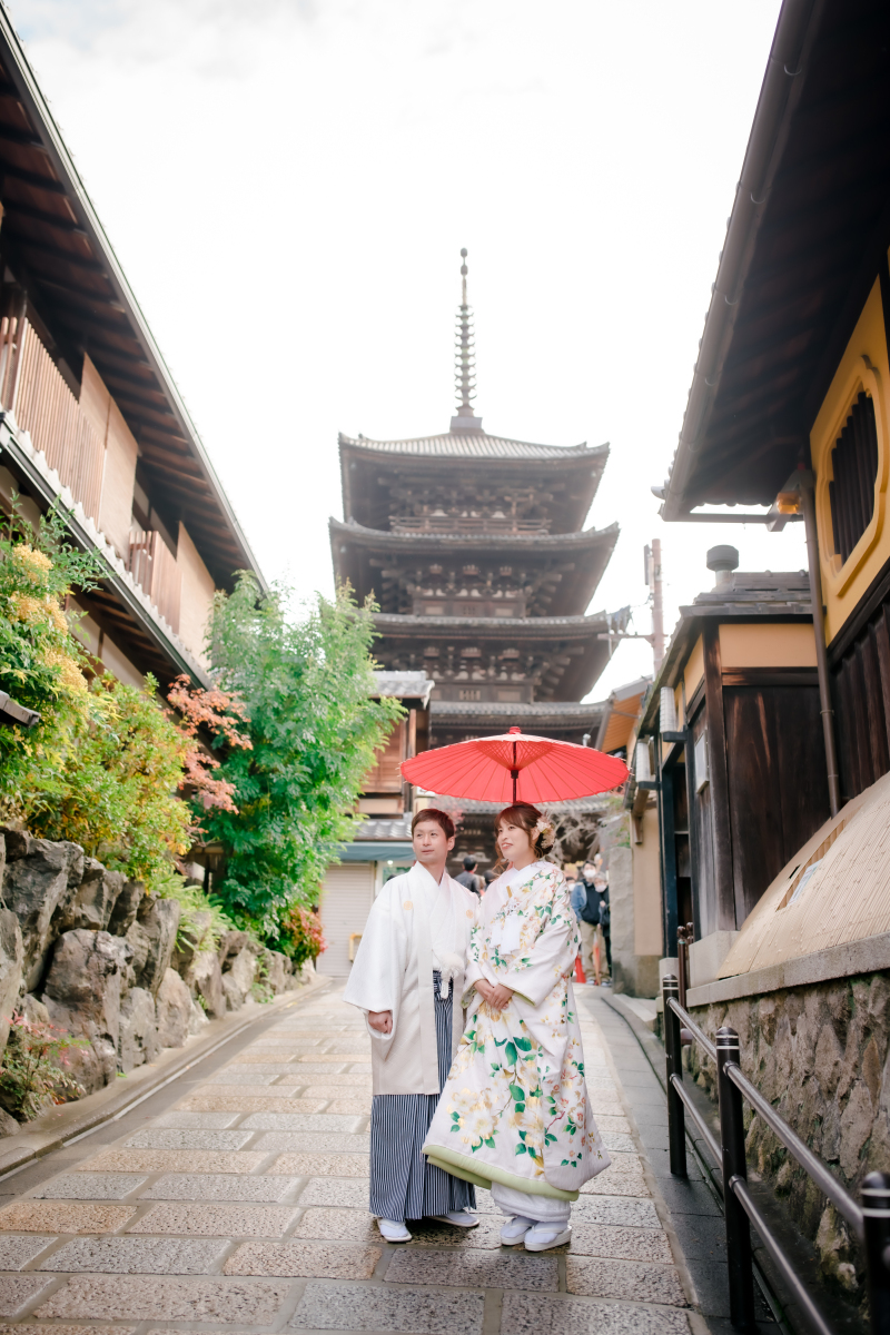 八坂の塔の下からスタート！