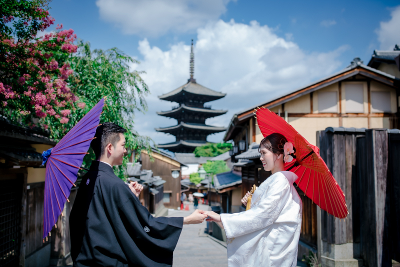 衣装１点のロケ撮影！in八坂の塔周辺