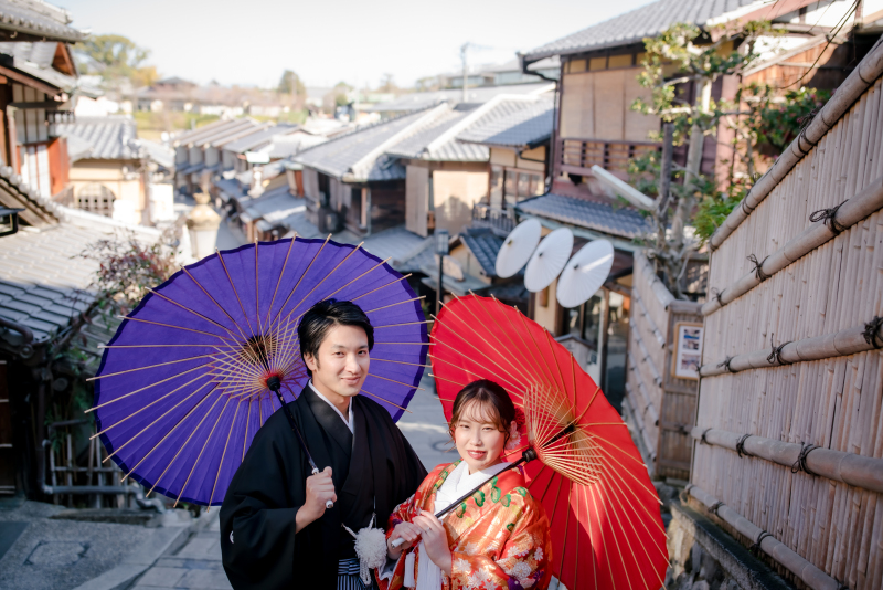 京都の街並み...