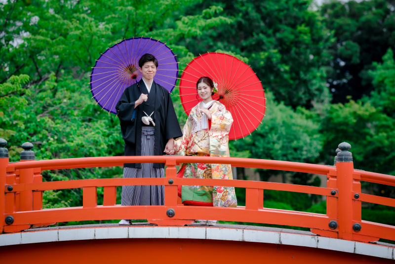 神社仏閣にて和装１点ロケ撮影♪