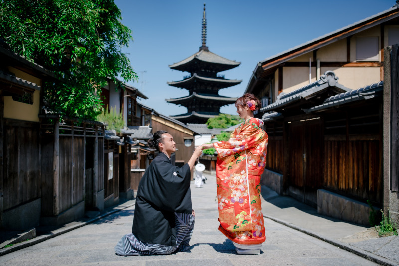膝立ちプロポーズ♡