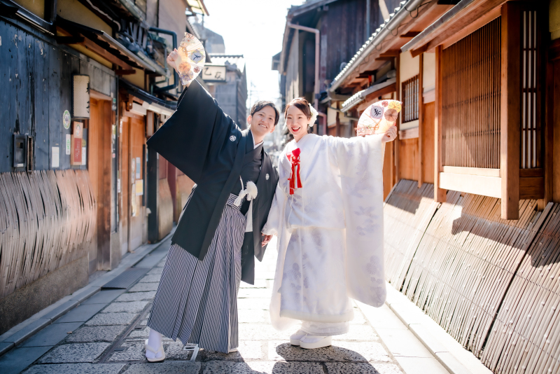 手作り扇子で♪