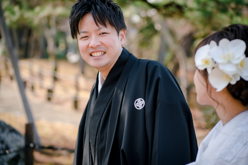 新郎様のメインショット！