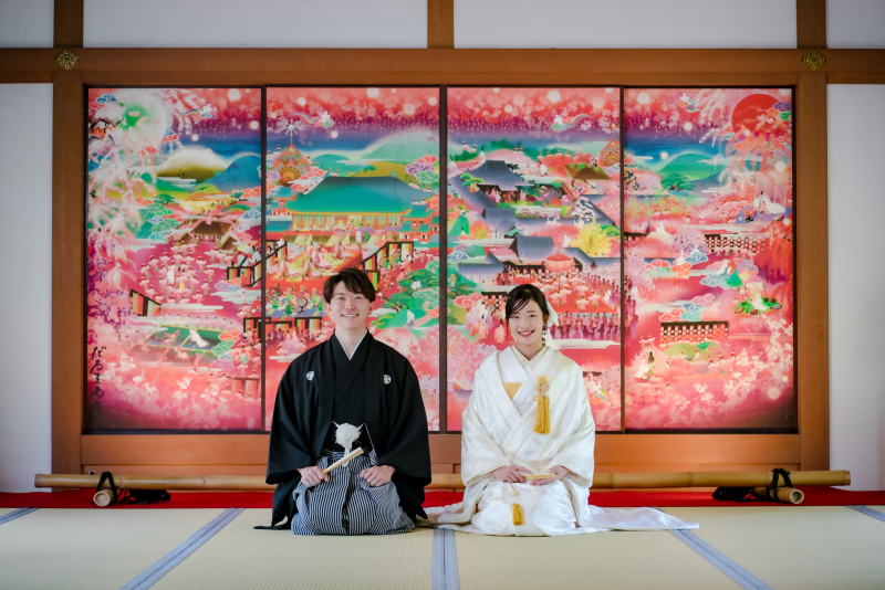 華やかな襖絵♡