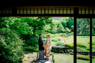 庭園2ヶ所ロケーション撮影