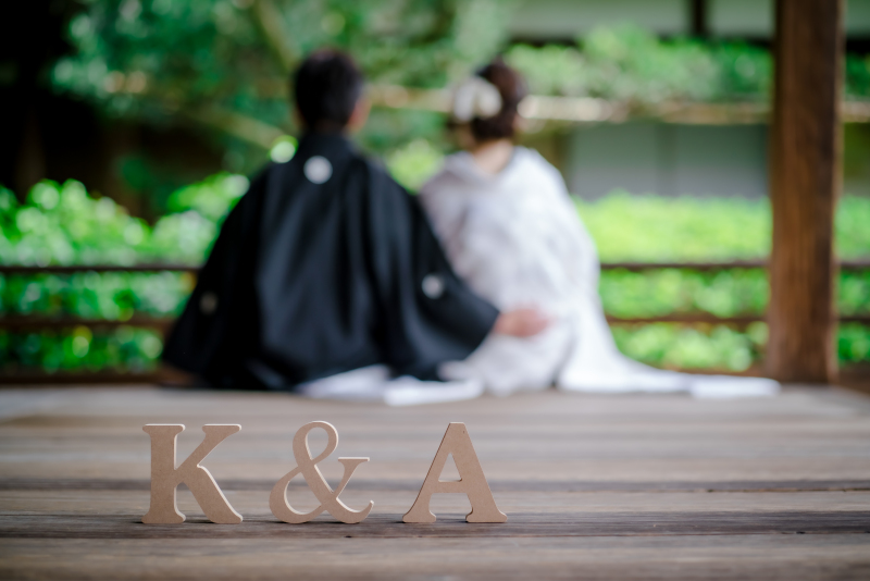 イニシャルオブジェを使って...♡