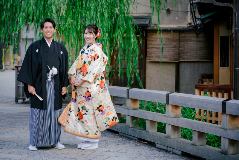 祇園の街並みで撮影♪