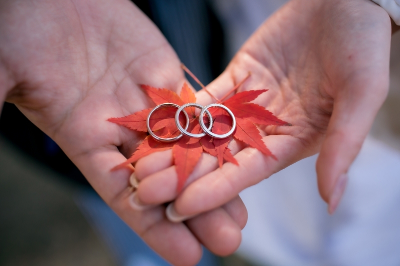 もみじ　と　ゆびわ