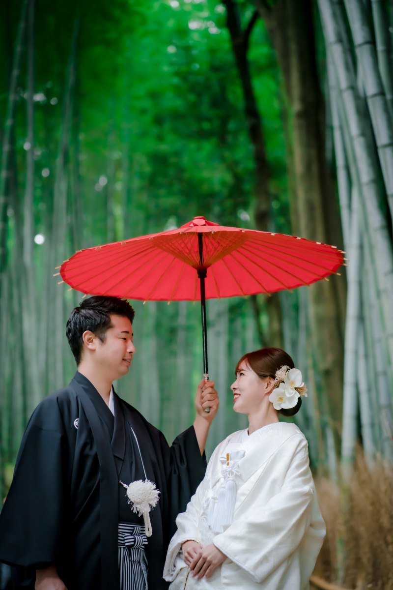 秋の嵐山ロケーション