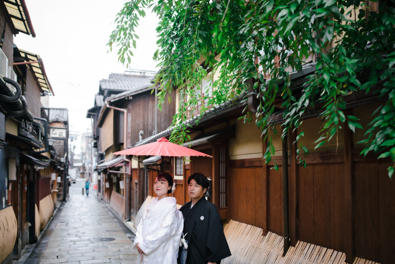 小道での撮影♪