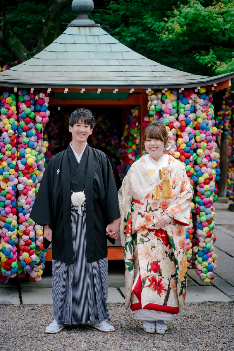 八坂庚申堂で全身ショット！