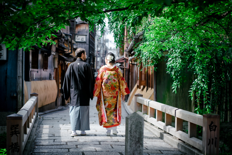 巽橋での後ろ姿♡