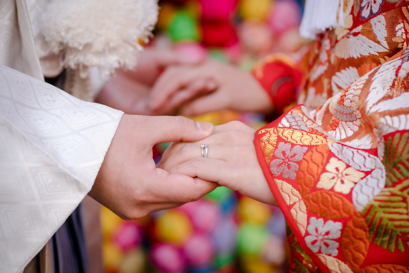 可愛い背景で手元ショット♡