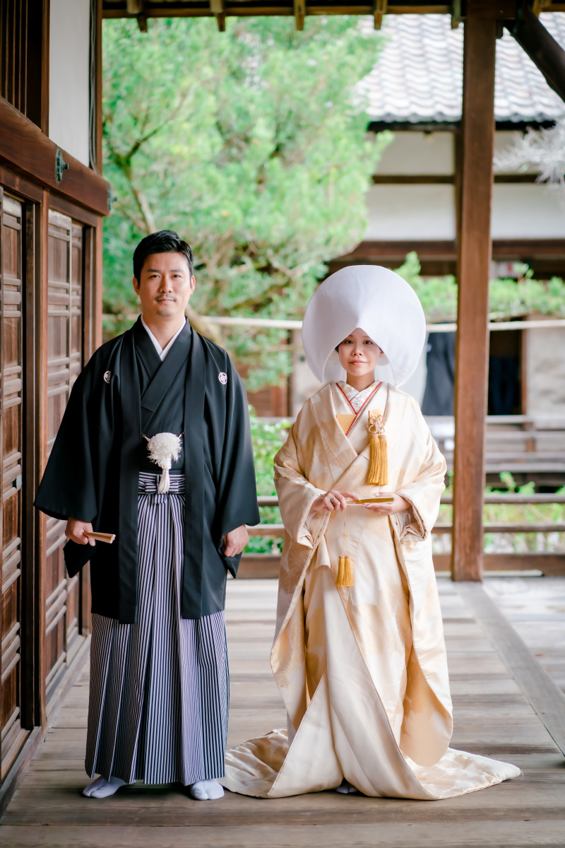 寺院での撮影