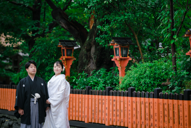 祇園にて衣装１点ロケ撮影♪