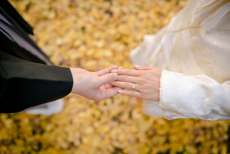 イチョウ&times;手元ショット♪