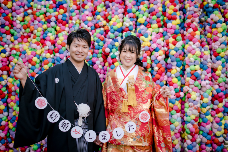 カラフルなスポットで