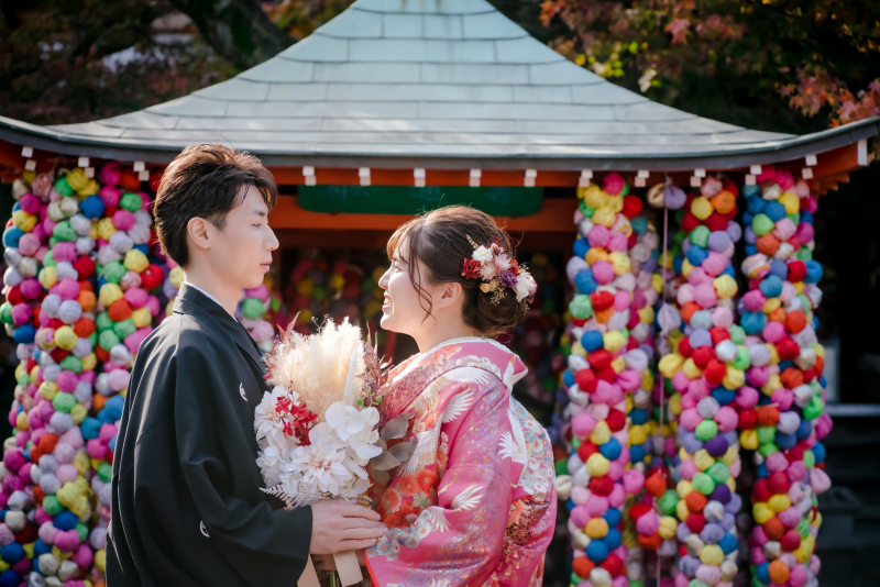 八坂の塔周辺&円山公園衣装2点のロケ撮影♪