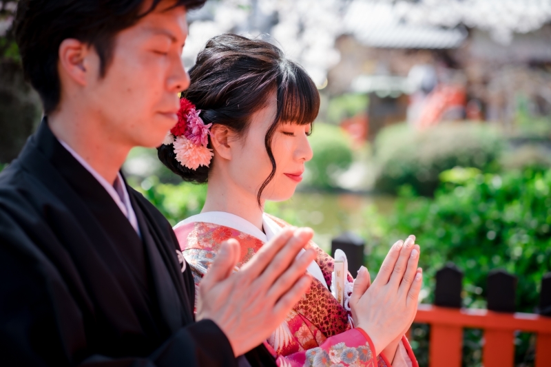 お参りショット