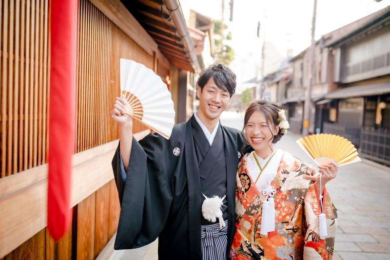 扇子を広げて♪