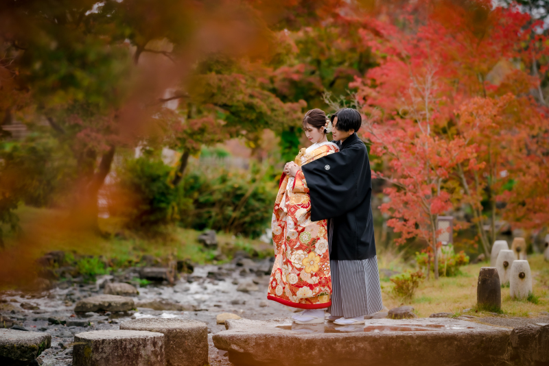 紅葉に包まれて...