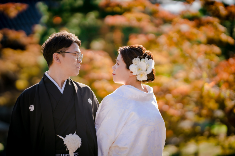 秋の始まり～京都の街並みと寺院～