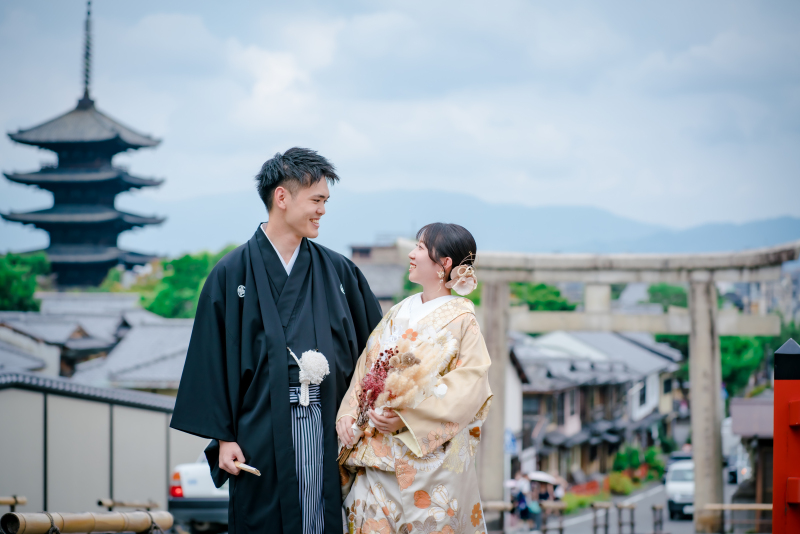 八坂の塔周辺撮影スタート♪