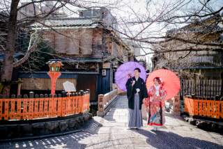 衣装１点ロケ撮影in祇園♪