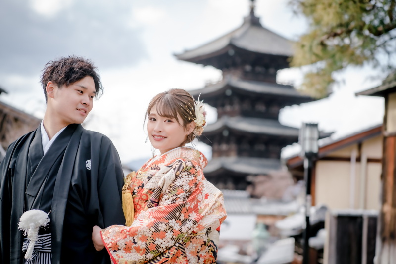 2ヶ所目は八坂の塔周辺へ