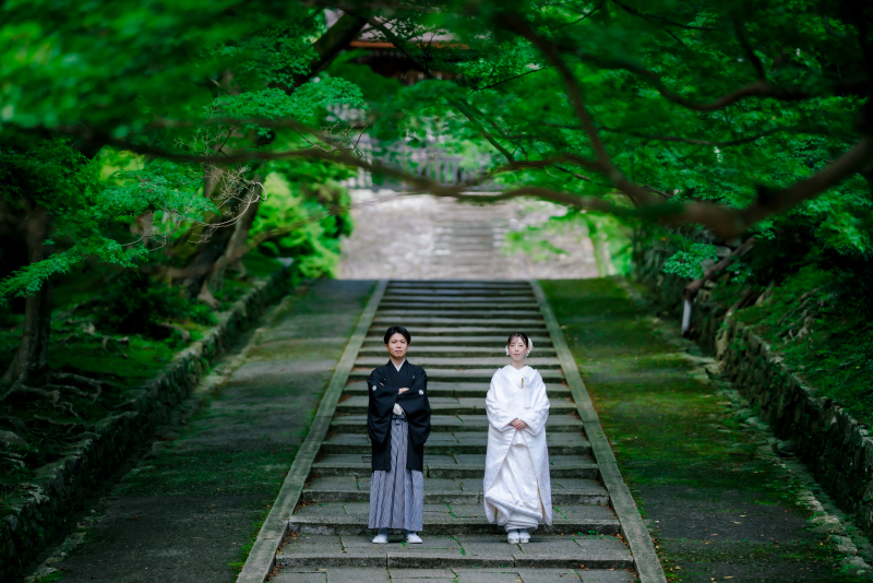 大階段にてポージング!