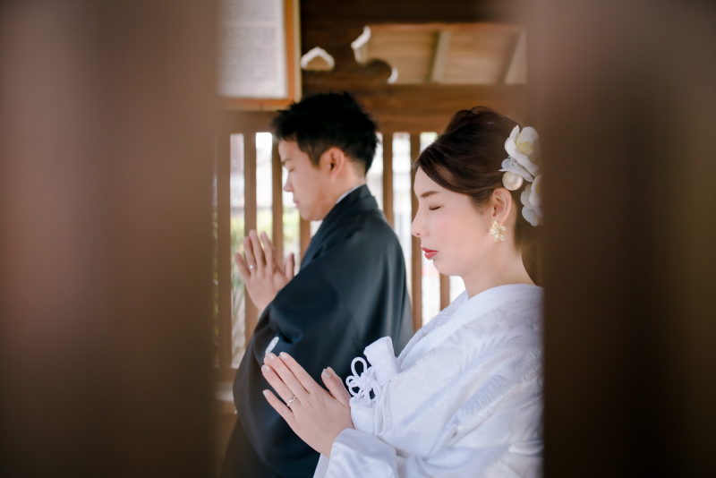 美しい参拝ショット♪