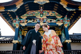 お寺での和装ロケーション撮影！