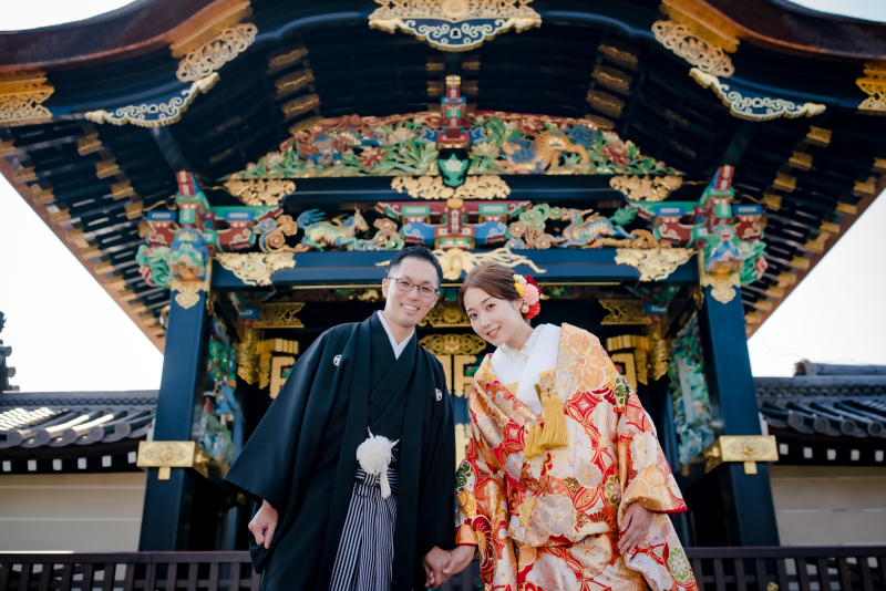 お寺での和装ロケーション撮影！