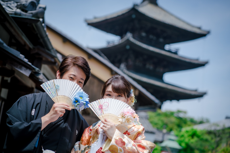 扇子を使って&hellip;