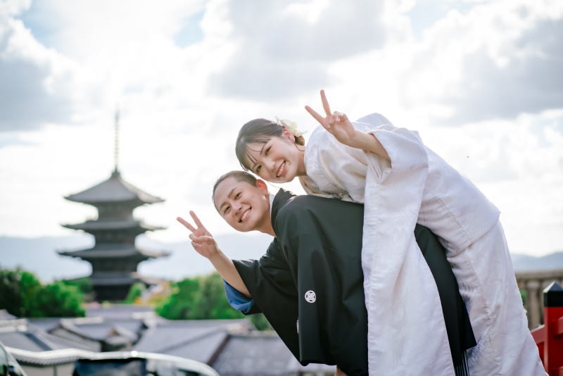 おんぶショット♡