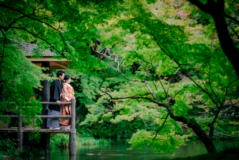 自然な緑に囲まれて！