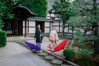 色打掛と京の2ヶ所ロケーション