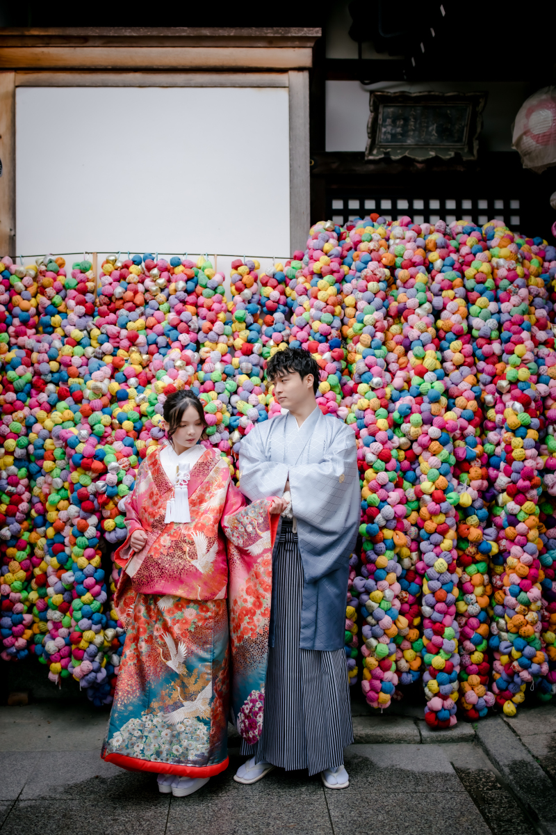 カラフルなスポットでパシャリ！