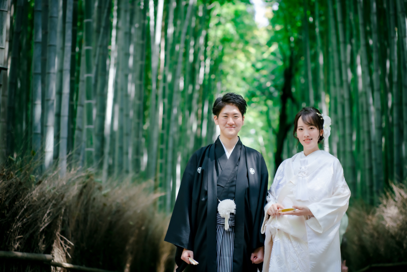 竹林から撮影スタート！