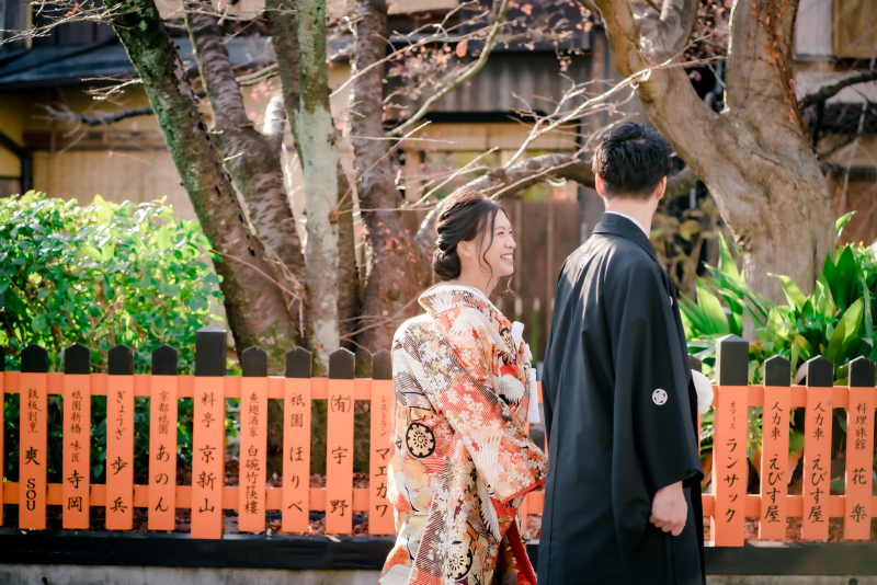 祇園の街並みで衣装1点ロケ撮影♪
