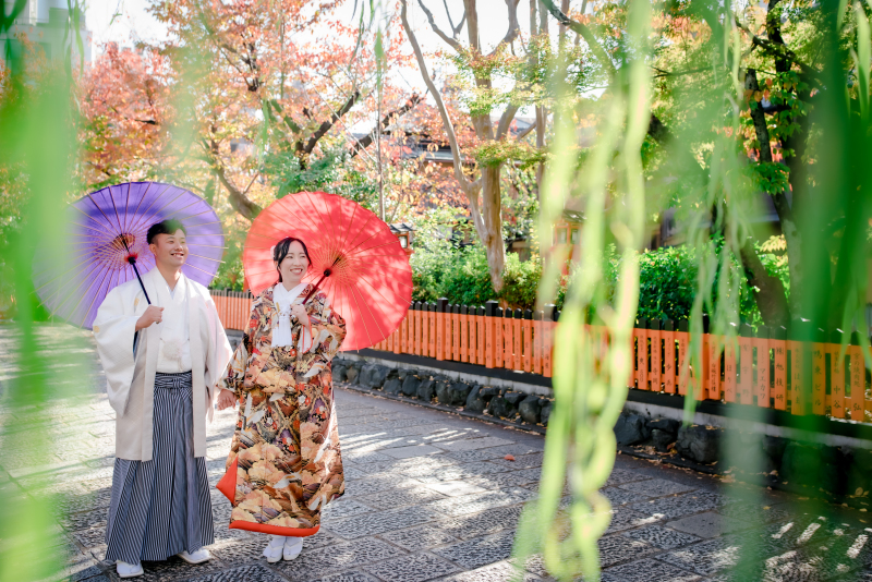 綺麗な街並みでおさんぽショット♪