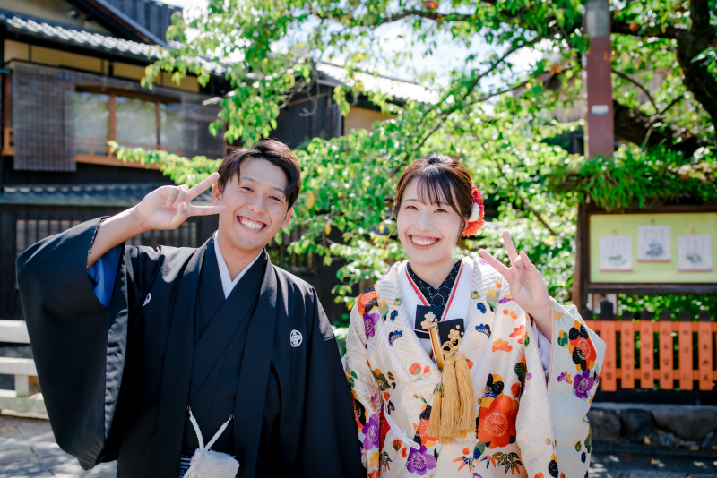 ラストはピースサイン♪