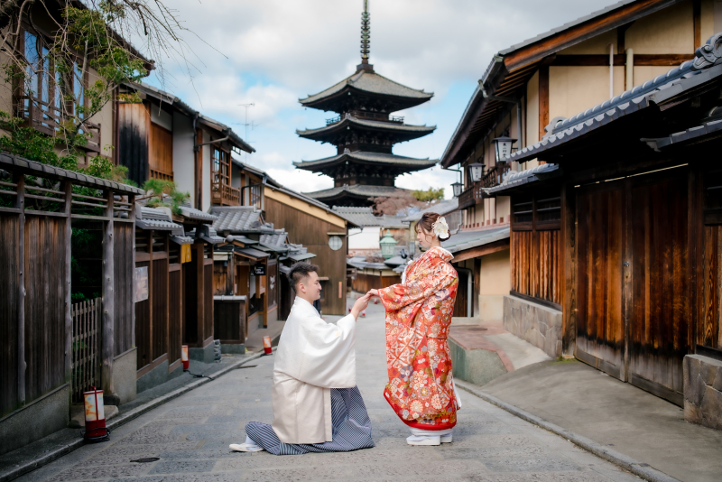 八坂でプロポーズ！？