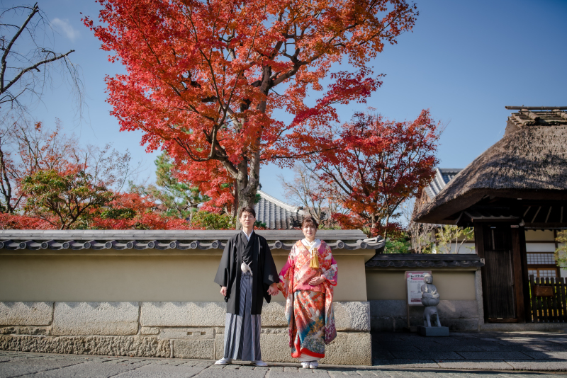 紅葉と一緒に！